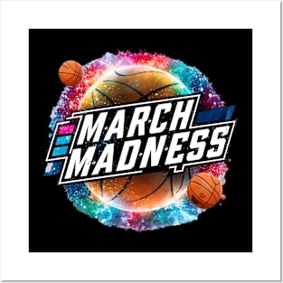 march madness basketball Posters and Art